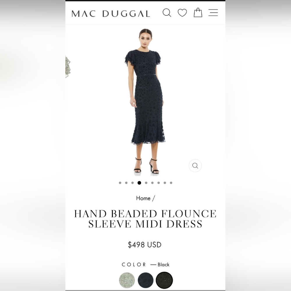 Mac Duggal dress